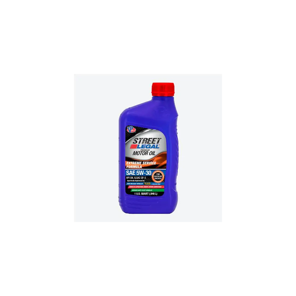 Street Legal 5W-30 Synthetic Blend Formula Motor Oil - 1 Quart Bottle - VPRVP3753043